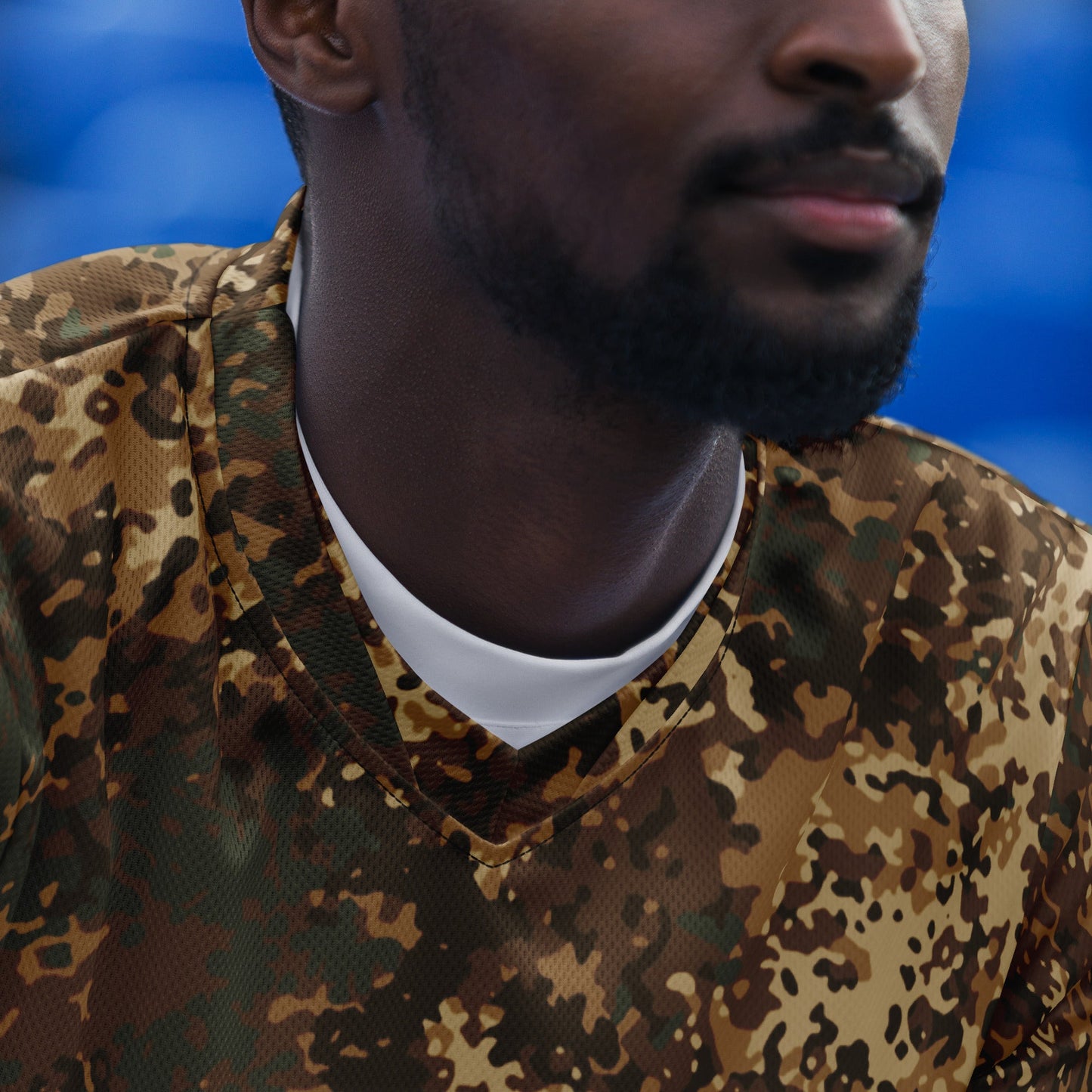 German Flecktarn Desert CAMO Unisex Sports Jersey