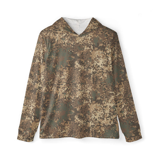 German Flecktarn Desert CAMO Unisex Sports Warmup Hoodie - XS