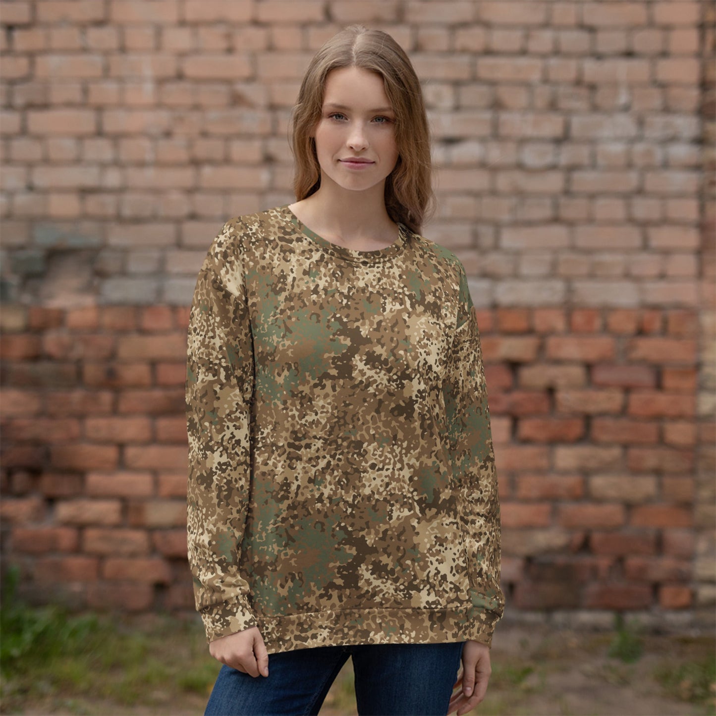 German Flecktarn Desert CAMO Unisex Sweatshirt
