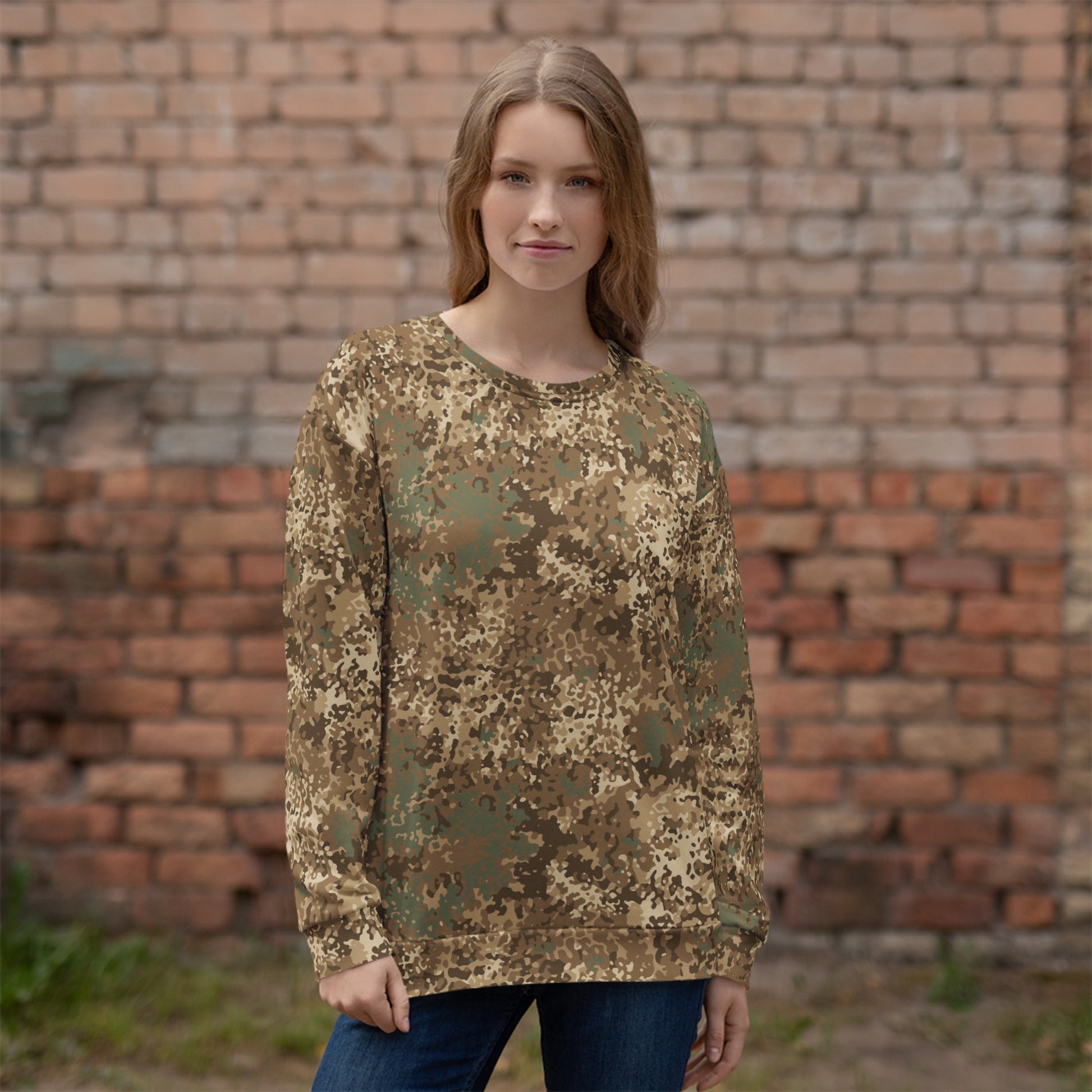 German Flecktarn Desert CAMO Unisex Sweatshirt