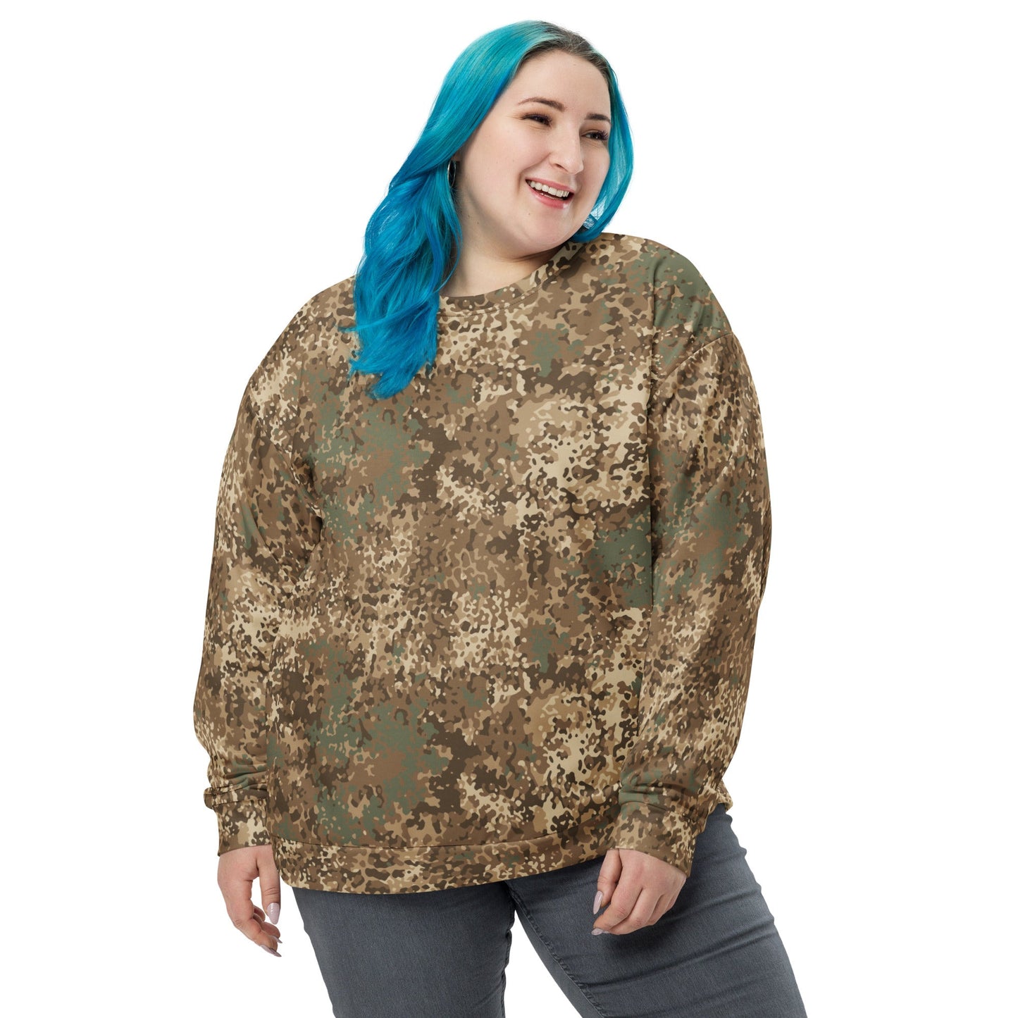 German Flecktarn Desert CAMO Unisex Sweatshirt
