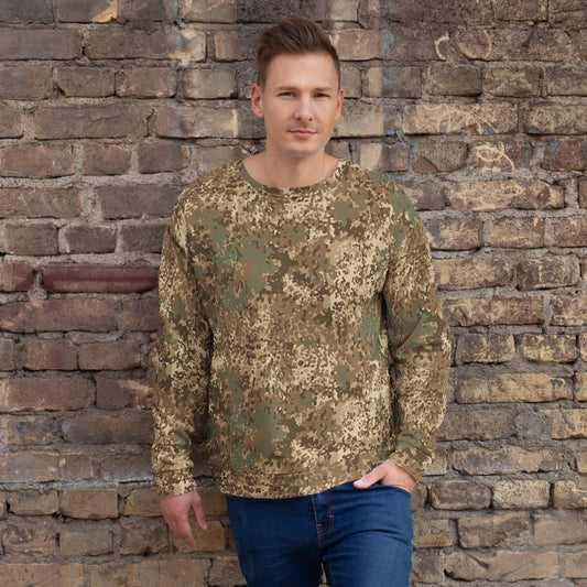 German Flecktarn Desert CAMO Unisex Sweatshirt - 2XS