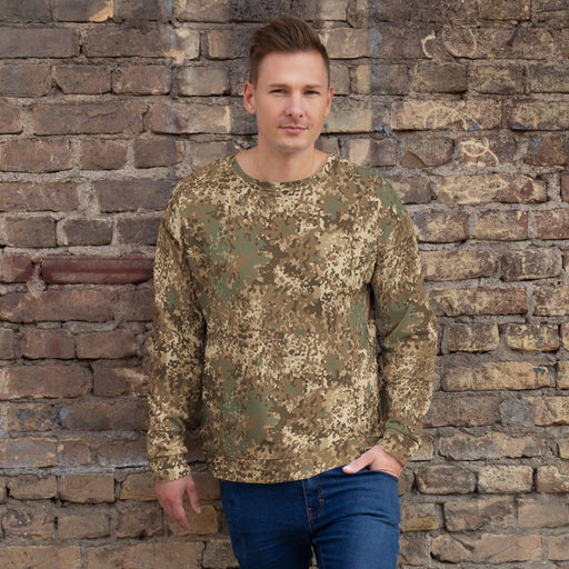Flecktarn Bundeswehr Desert CAMO Unisex Sweatshirt - 2XS