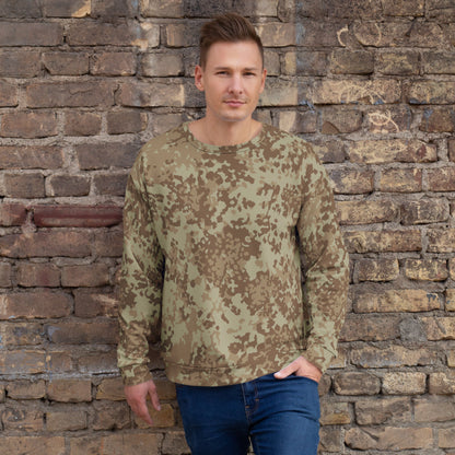 German Flecktarn Desert CAMO Unisex Sweatshirt - 2XS - Sweatshirts