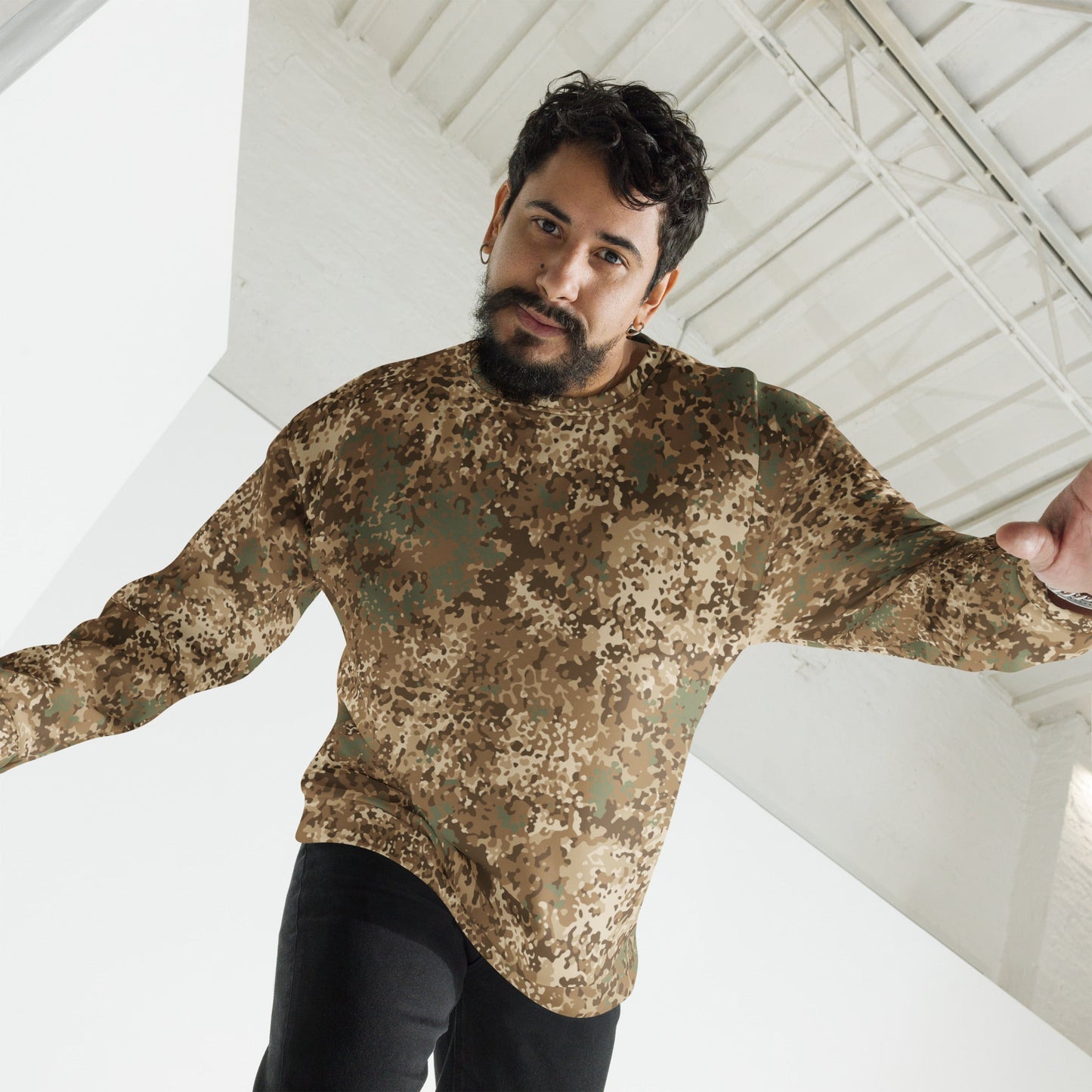 German Flecktarn Desert CAMO Unisex Sweatshirt