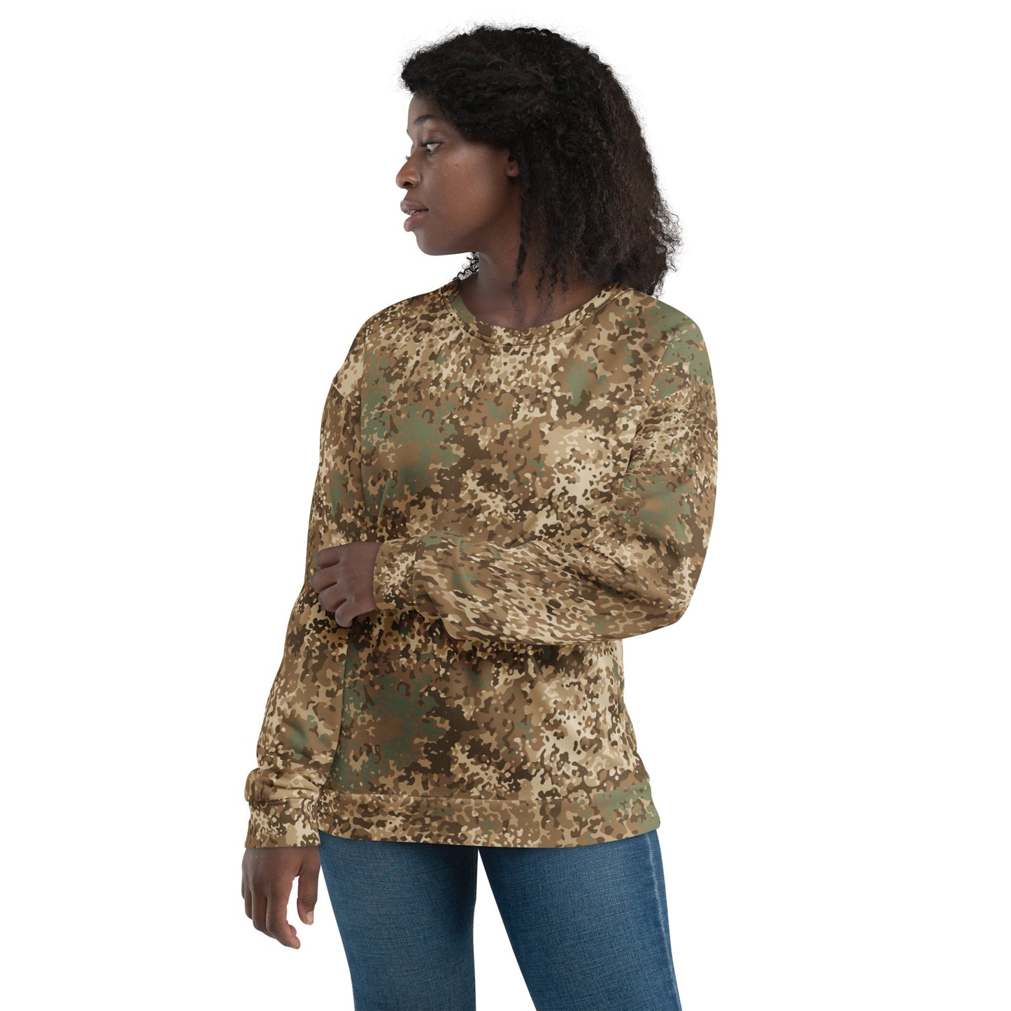 German Flecktarn Desert CAMO Unisex Sweatshirt