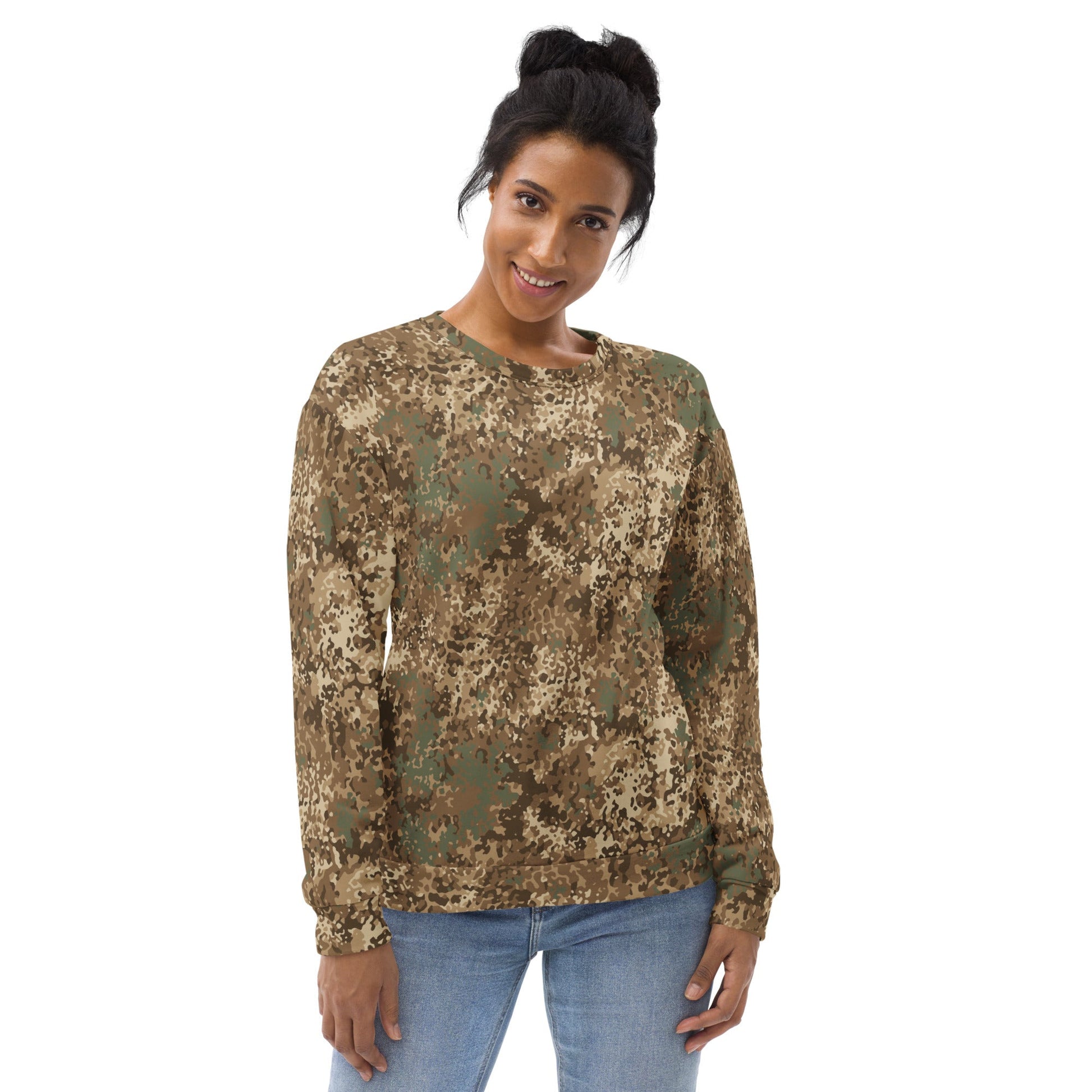 German Flecktarn Desert CAMO Unisex Sweatshirt