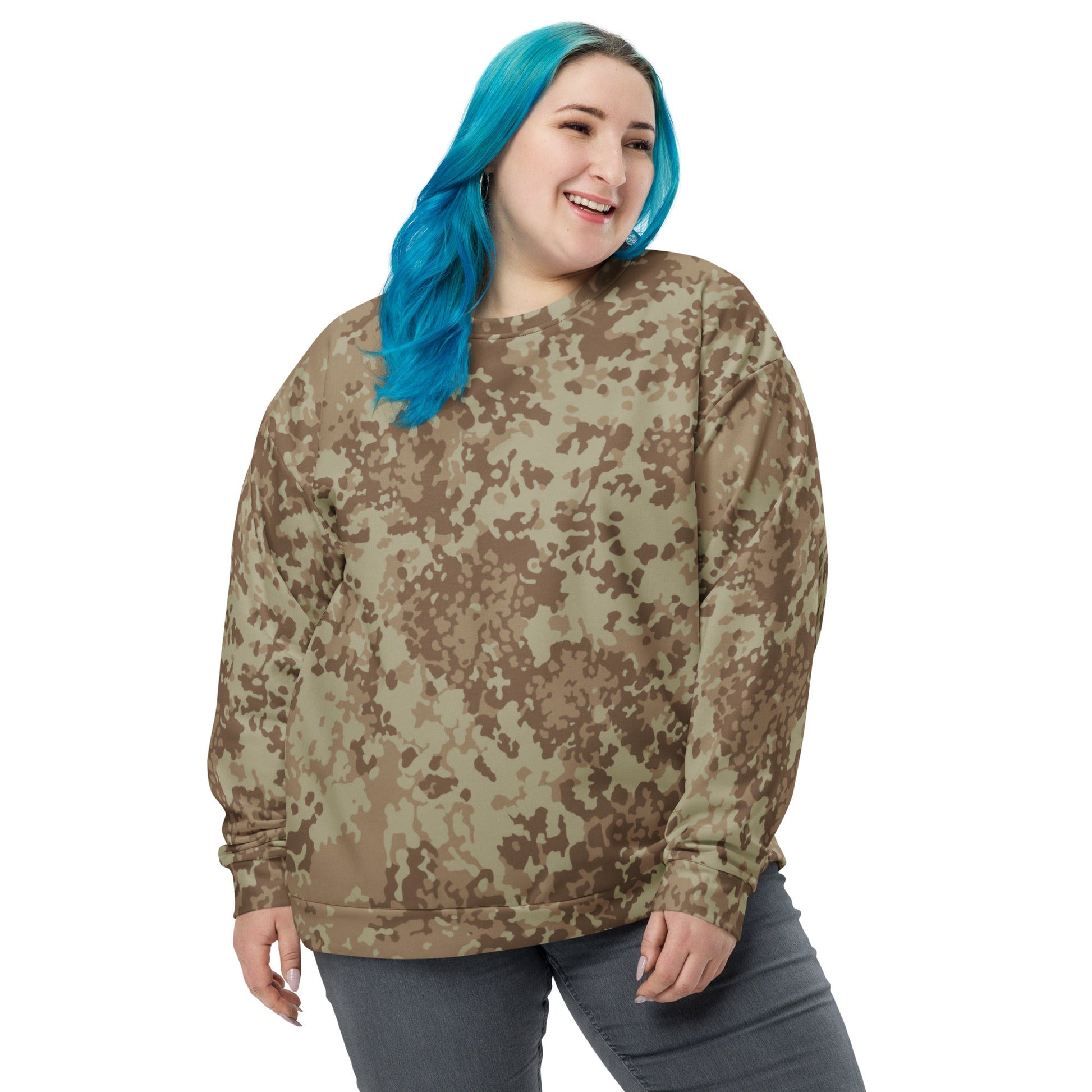 German Flecktarn Desert CAMO Unisex Sweatshirt - Sweatshirts