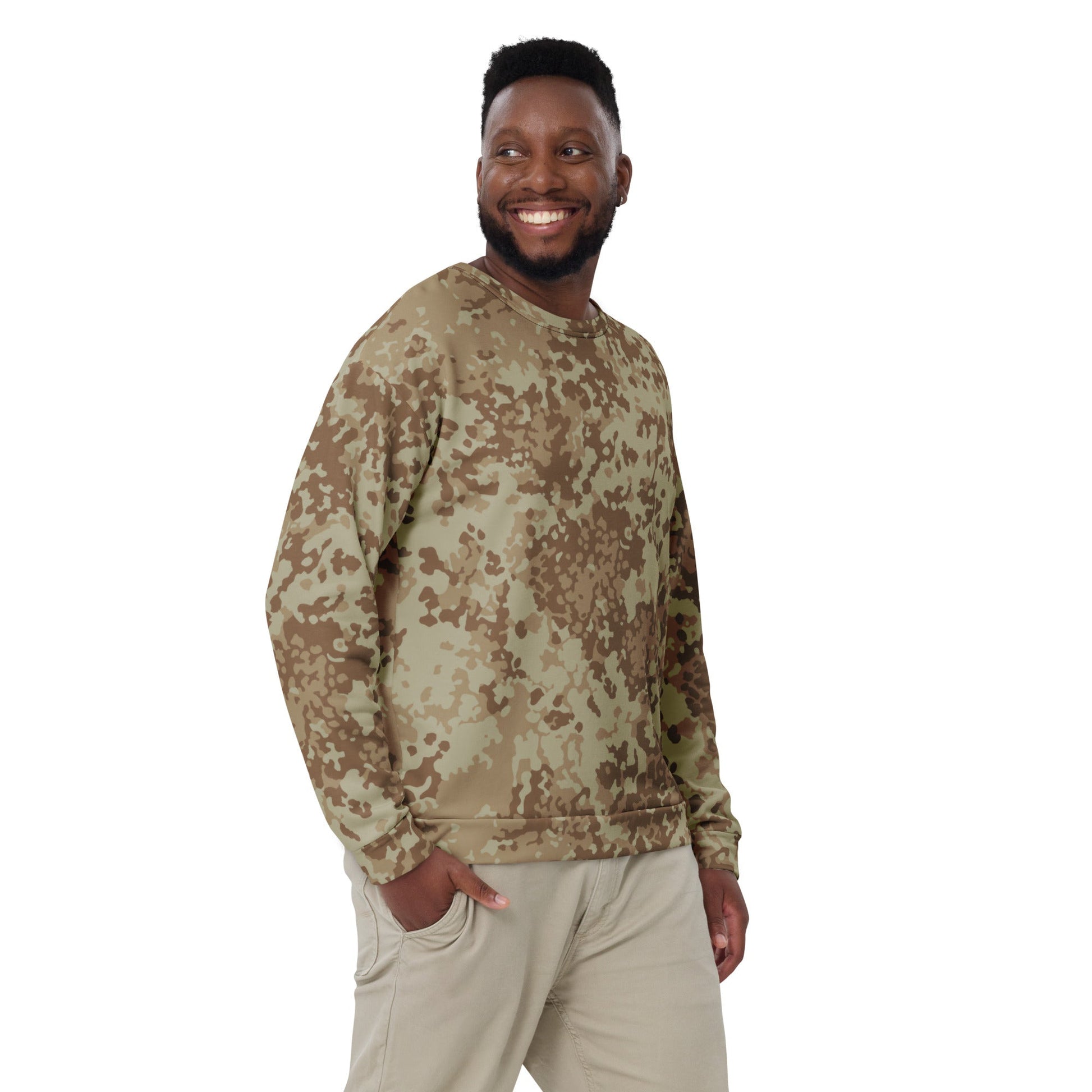 German Flecktarn Desert CAMO Unisex Sweatshirt - Sweatshirts