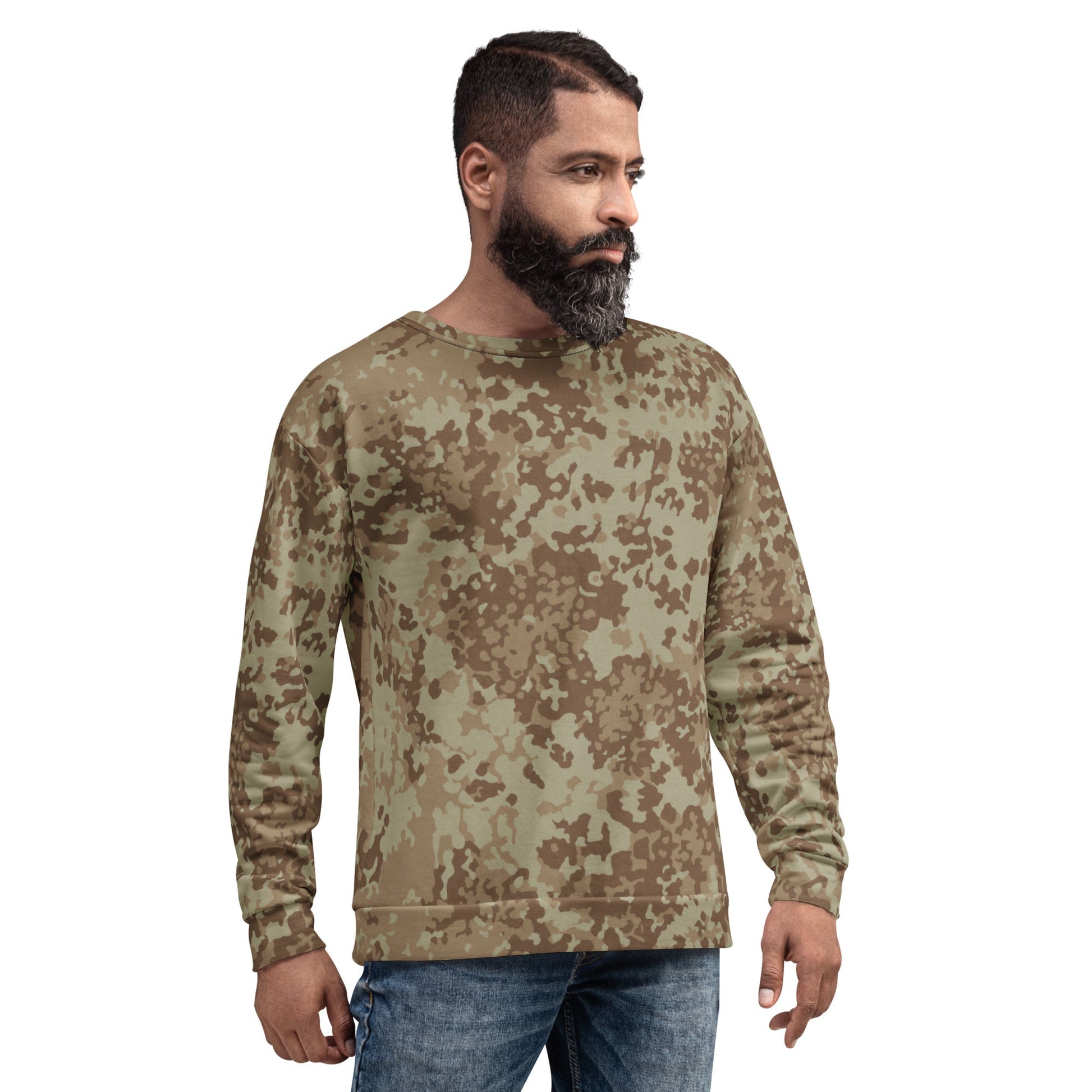 German Flecktarn Desert CAMO Unisex Sweatshirt - Sweatshirts