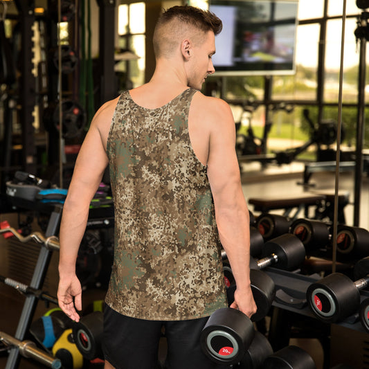 German Flecktarn Desert CAMO Unisex Tank Top