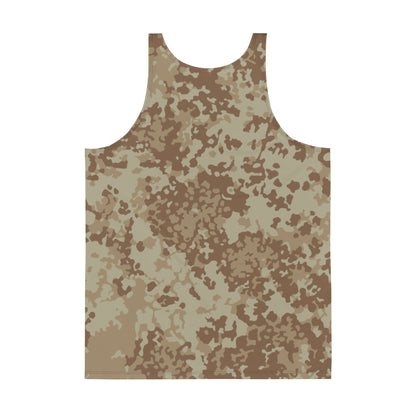 German Flecktarn Desert CAMO Unisex Tank Top - Tops