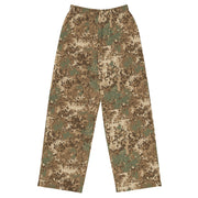 Flecktarn Bundeswehr Desert CAMO Unisex Wide-Leg Leisure Pants - 2XS - Pant