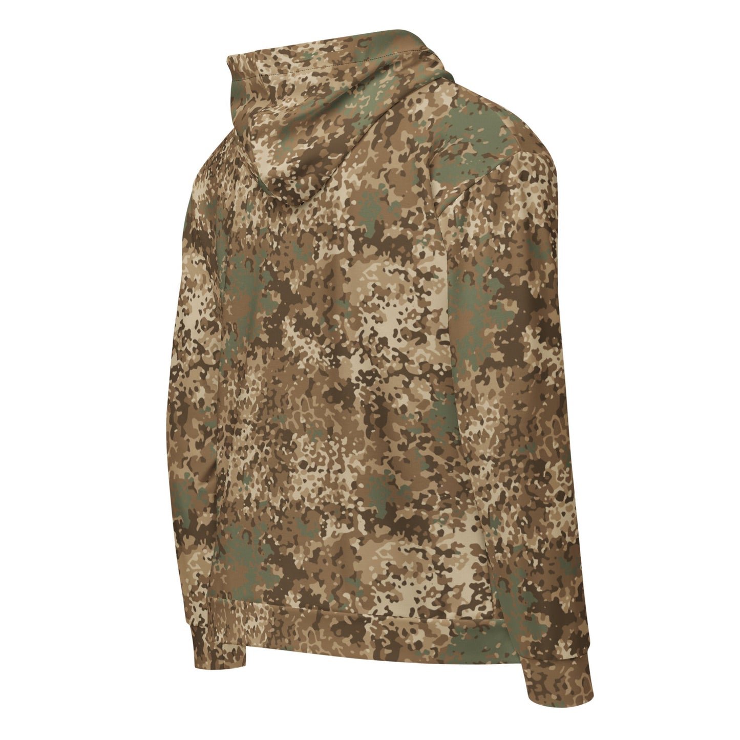 German Flecktarn Desert CAMO Unisex Zip Hoodie