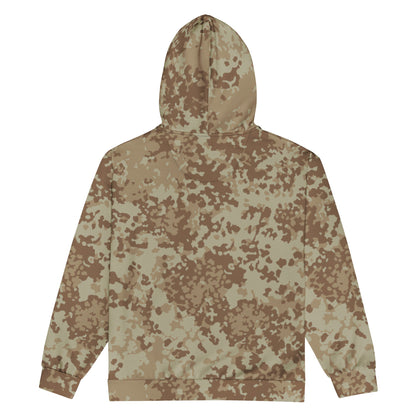 German Flecktarn Desert CAMO Unisex zip hoodie - Zip Hoodies