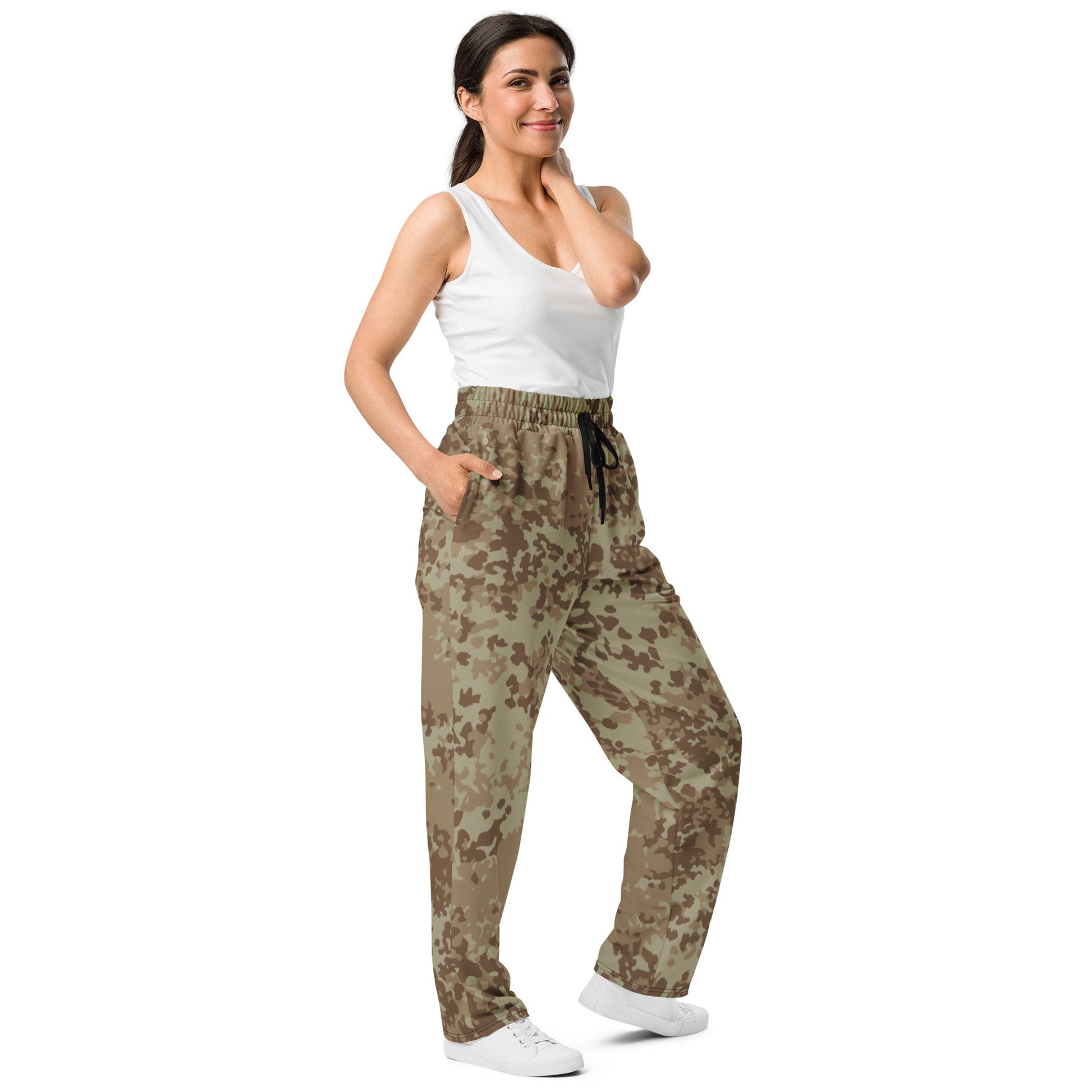 German Flecktarn Desert CAMO Wide-leg joggers - Joggers