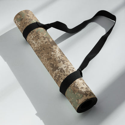 German Flecktarn Desert CAMO Yoga Mat