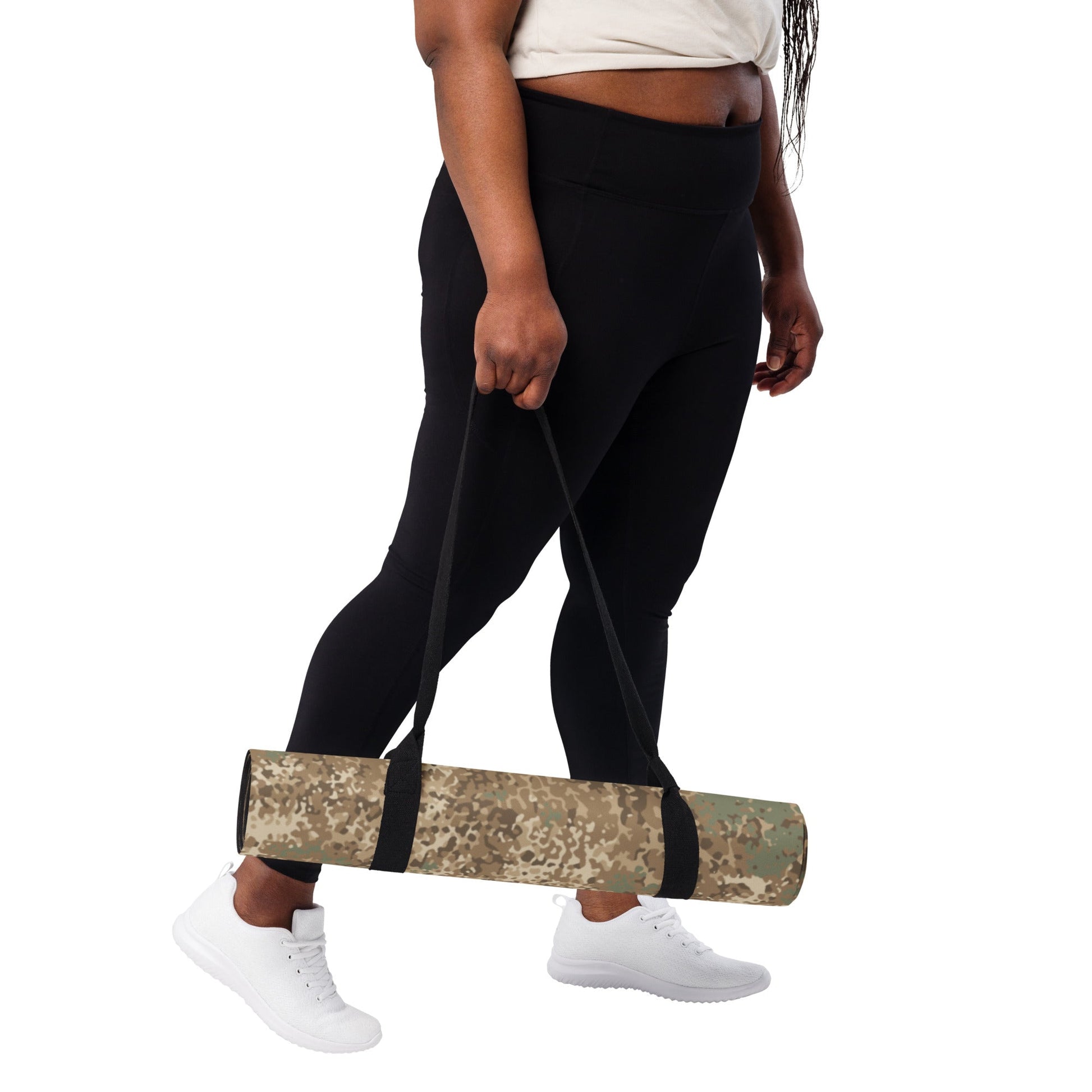 German Flecktarn Desert CAMO Yoga Mat