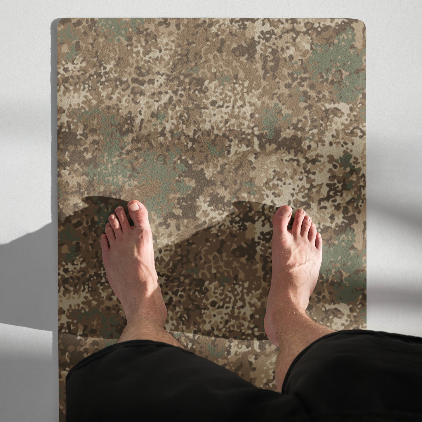 German Flecktarn Desert CAMO Yoga Mat