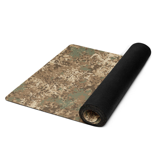 German Flecktarn Desert CAMO Yoga Mat