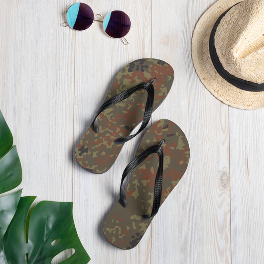 German Flecktarn CAMO Flip-Flops - S