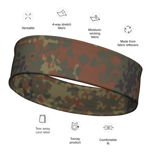 German Flecktarn CAMO Headband - M