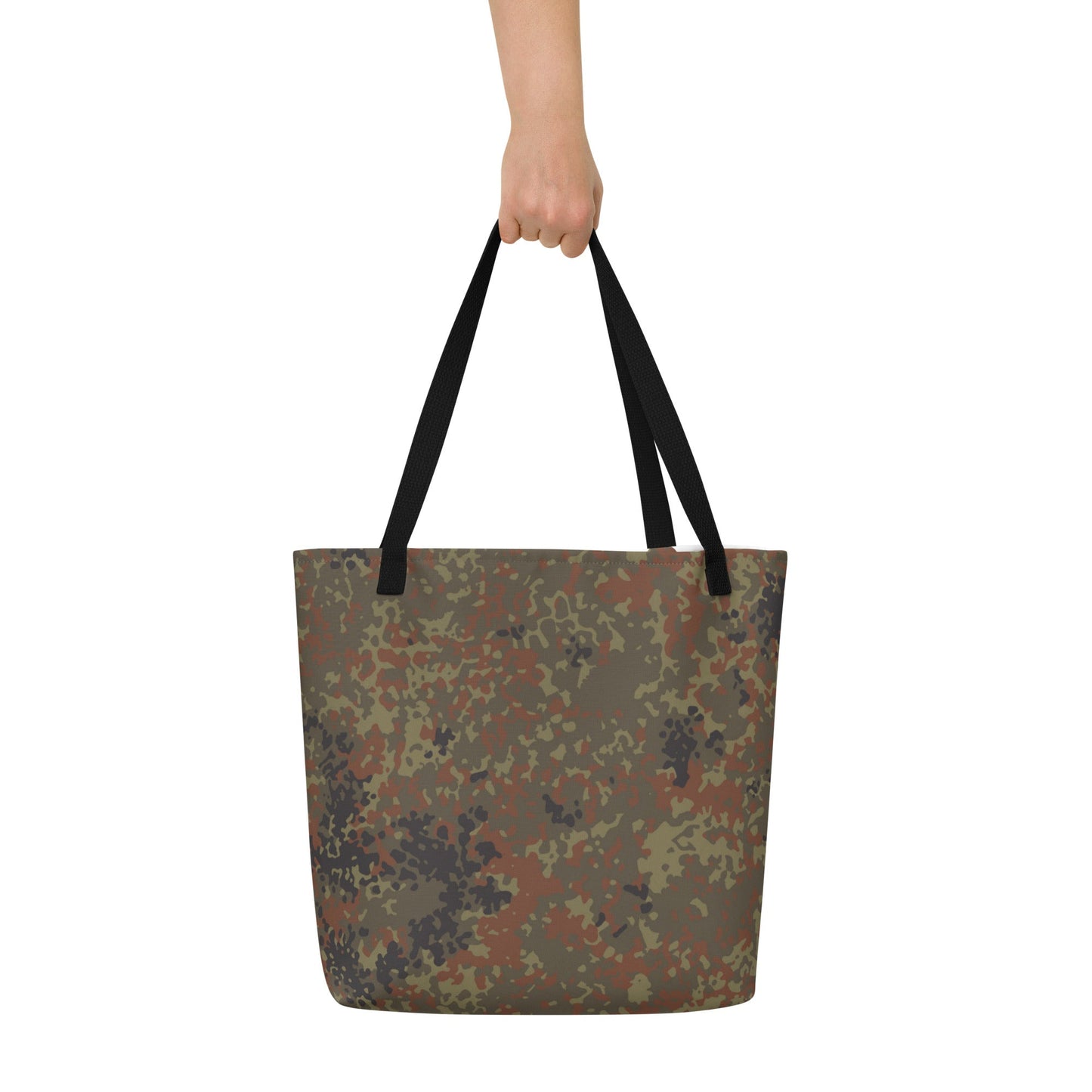 German Flecktarn CAMO Large Tote Bag