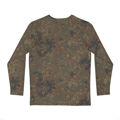 German Flecktarn CAMO Unisex Long-Sleeve Shirt