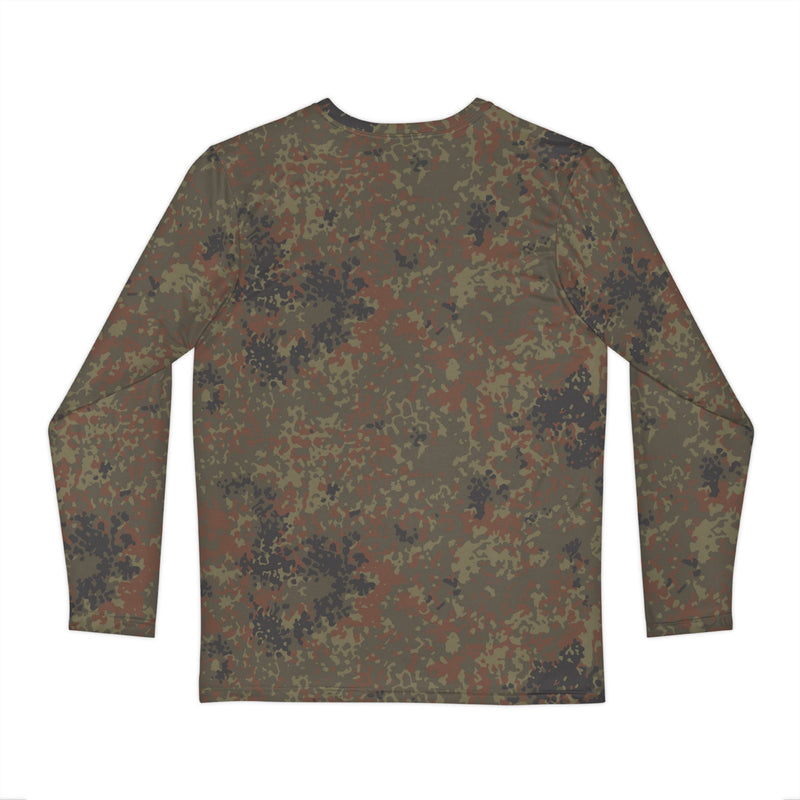 Flecktarn Bundeswehr Woodland CAMO Unisex Long-Sleeve Shirt