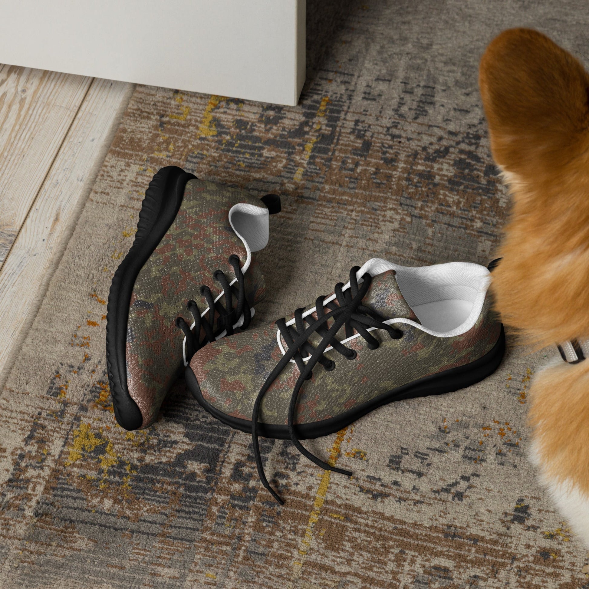 German Flecktarn CAMO Mens Athletic Shoes