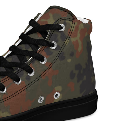 German Flecktarn CAMO Mens high top canvas shoes High Top Canvas Shoes