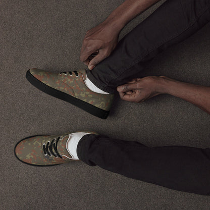 German Flecktarn CAMO Mens Lace-Up Canvas Shoes - Lace-up