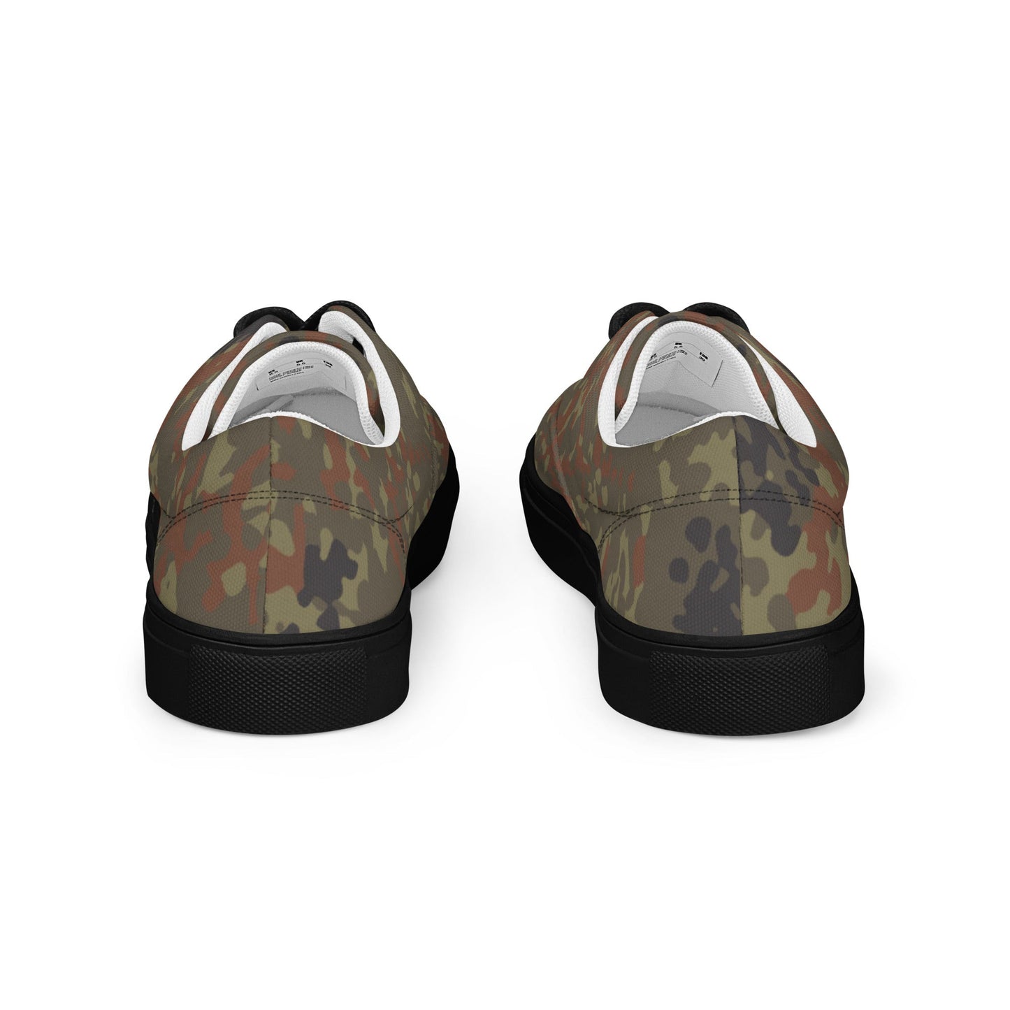 German Flecktarn CAMO Mens Lace-Up Canvas Shoes - Lace-up