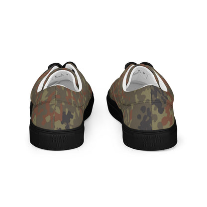 German Flecktarn CAMO Mens Lace-Up Canvas Shoes - Lace-up