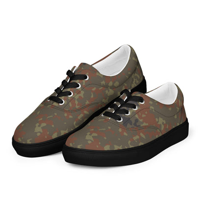 German Flecktarn CAMO Mens Lace-Up Canvas Shoes - Lace-up