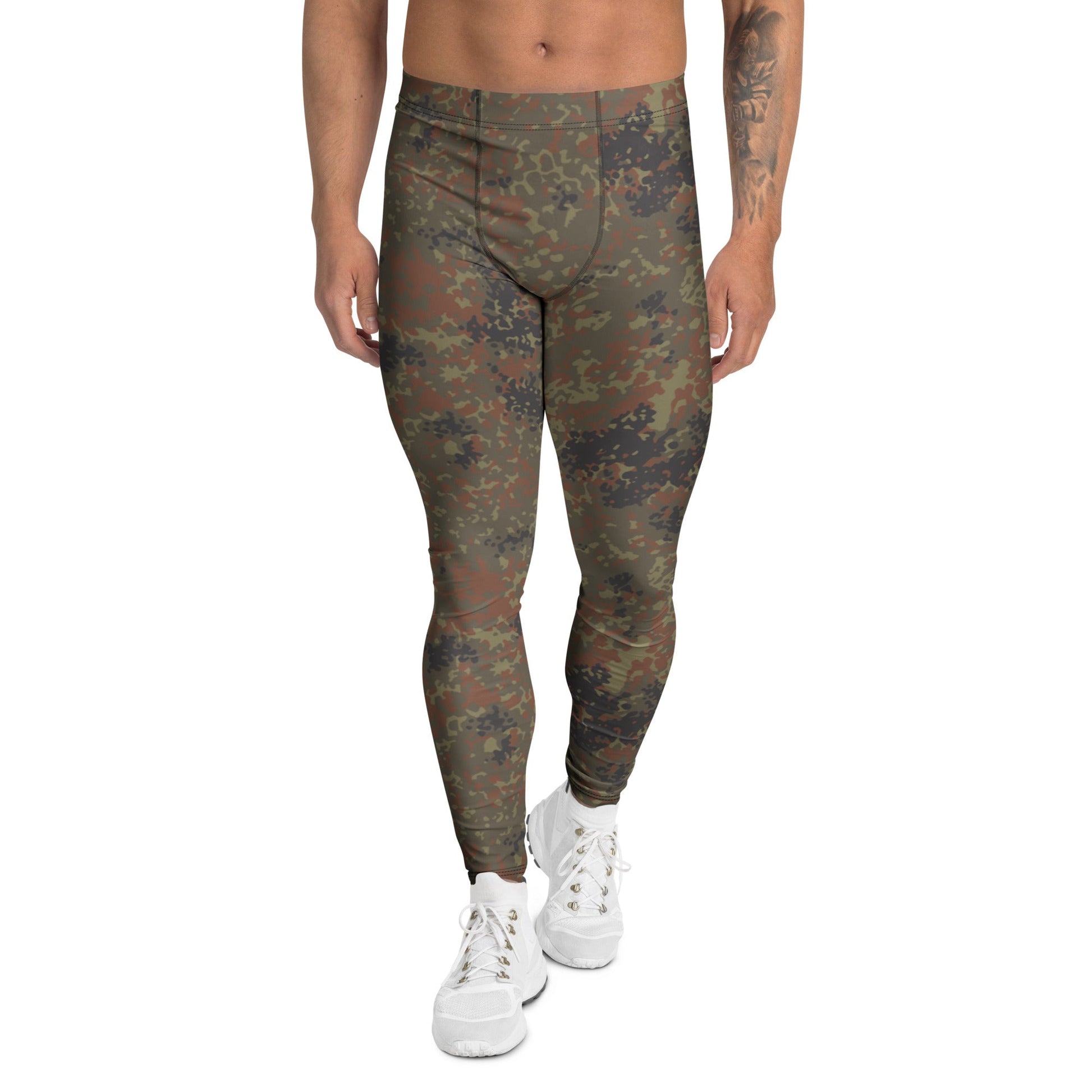German Flecktarn CAMO Mens Leggings - XS