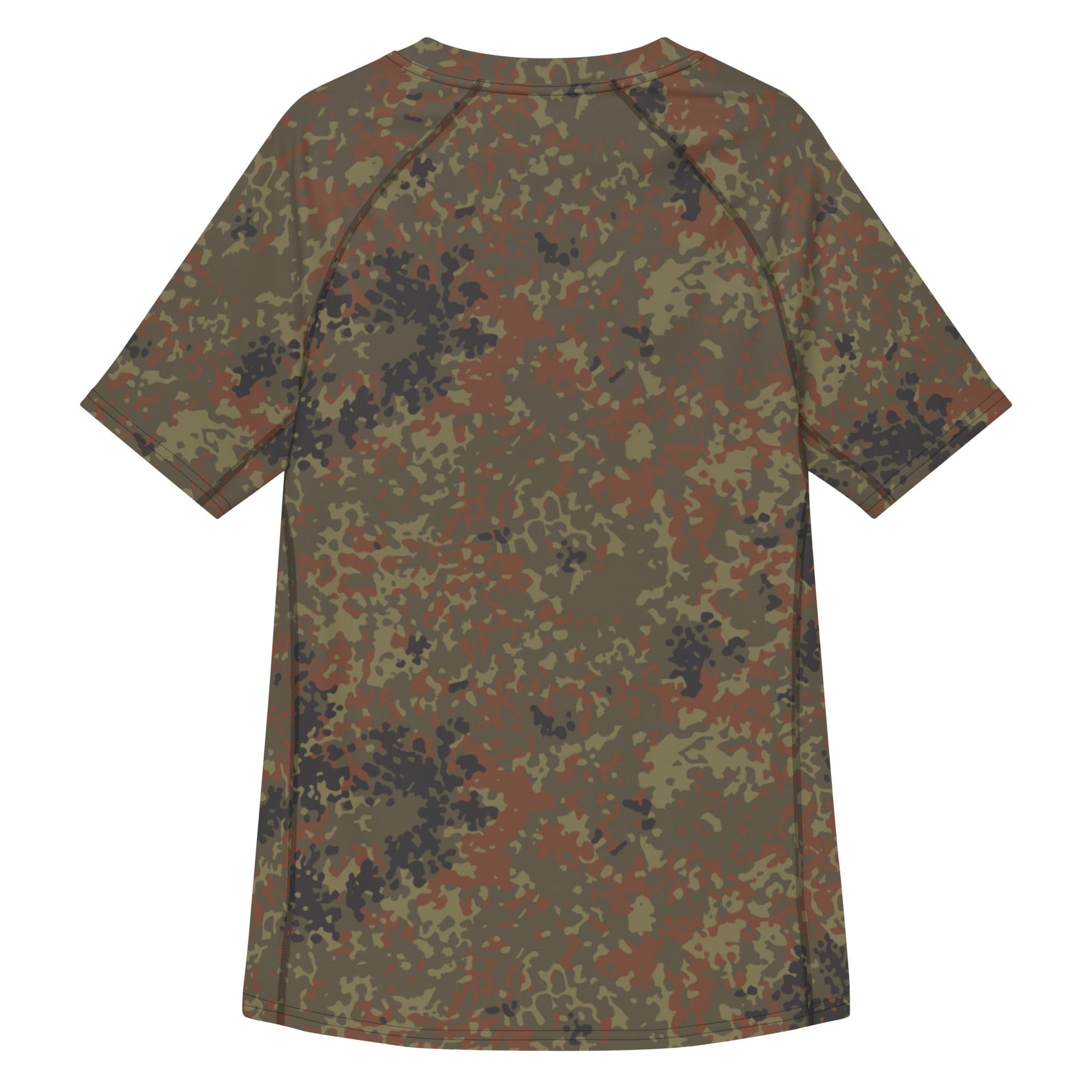German Flecktarn CAMO Mens Short-Sleeve Rash Guard