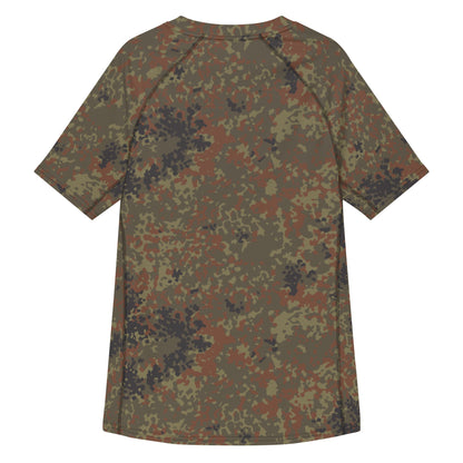 German Flecktarn CAMO Mens Short-Sleeve Rash Guard