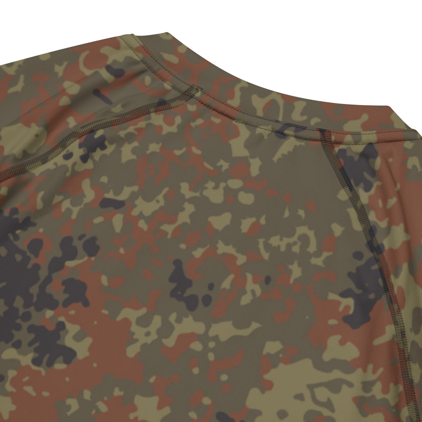 German Flecktarn CAMO Mens Short-Sleeve Rash Guard