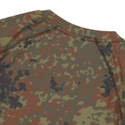 Flecktarn Bundeswehr Woodland CAMO Mens Short-Sleeve Rash Guard - SS