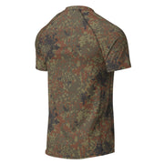 Flecktarn Bundeswehr Woodland CAMO Mens Short-Sleeve Rash Guard - SS