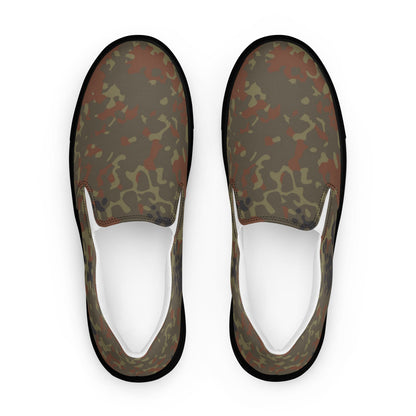 German Flecktarn CAMO Mens Slip-On Canvas Shoes