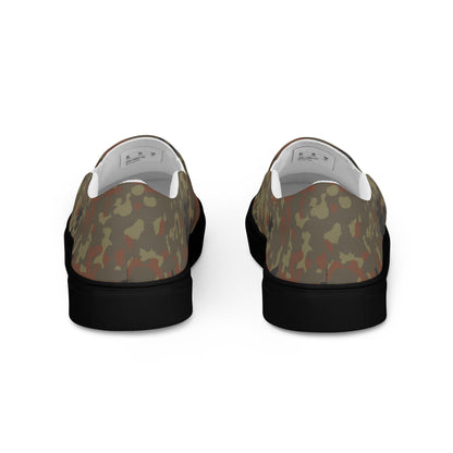 German Flecktarn CAMO Mens Slip-On Canvas Shoes