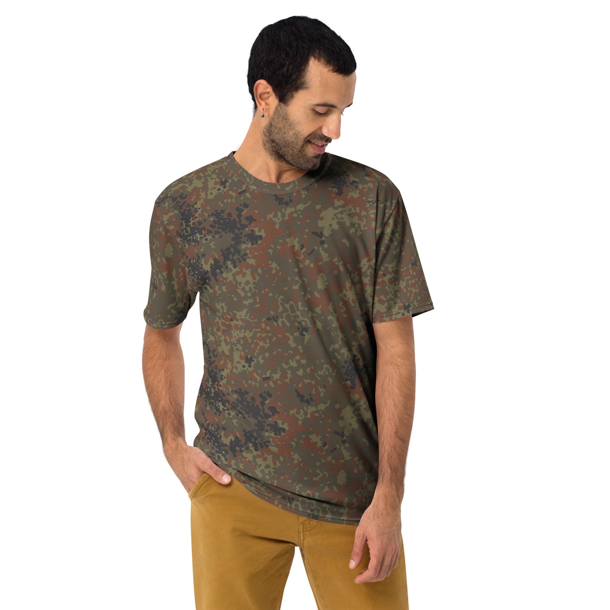 German Flecktarn CAMO Mens T-Shirt