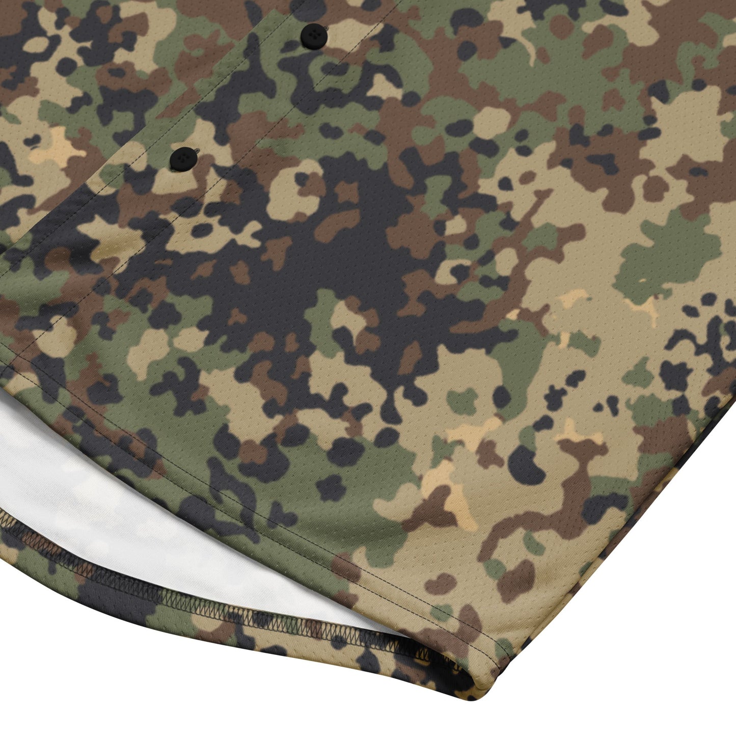 German Flecktarn Multi-terrain CAMO baseball jersey - Baseball Jerseys