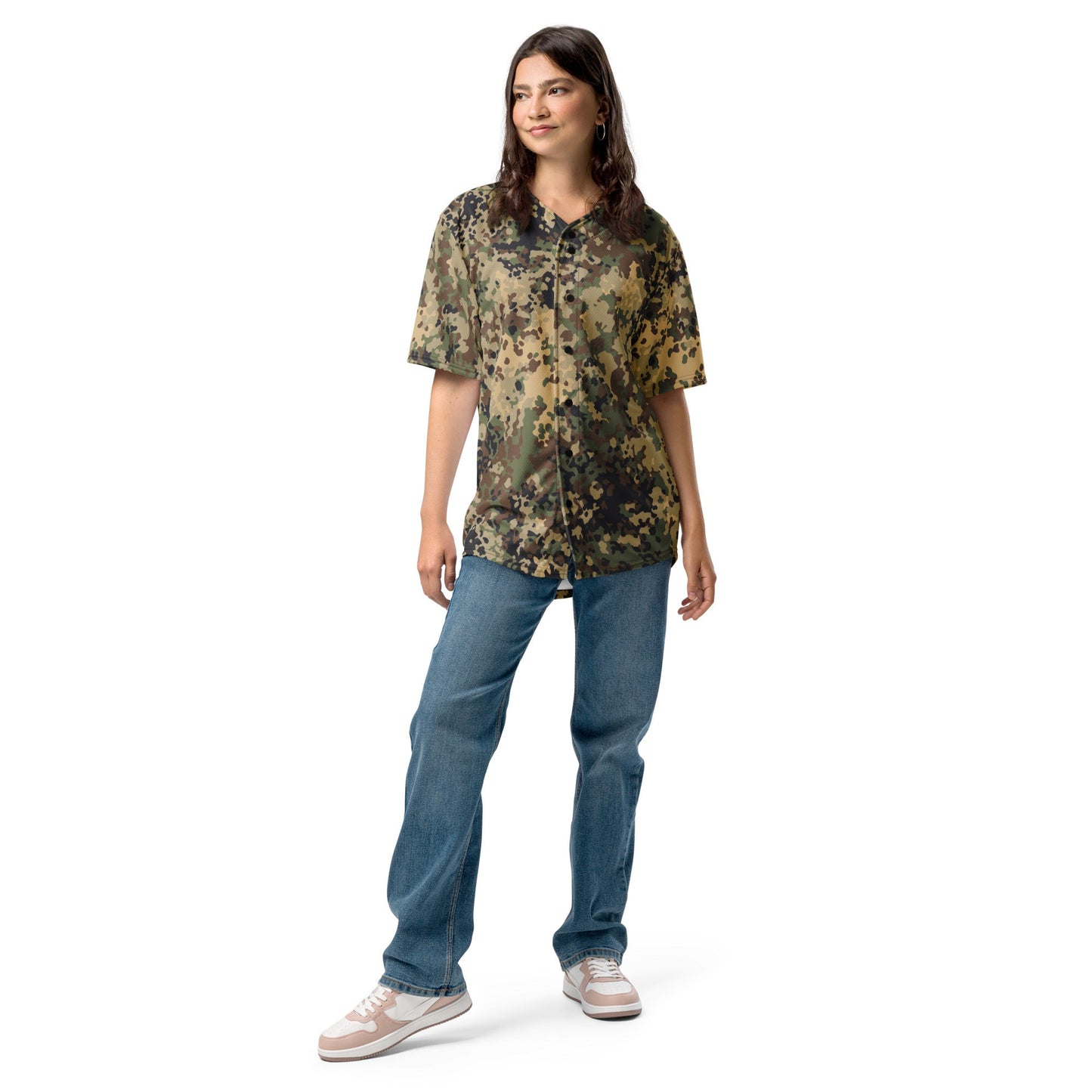 German Flecktarn Multi-terrain CAMO baseball jersey - Baseball Jerseys