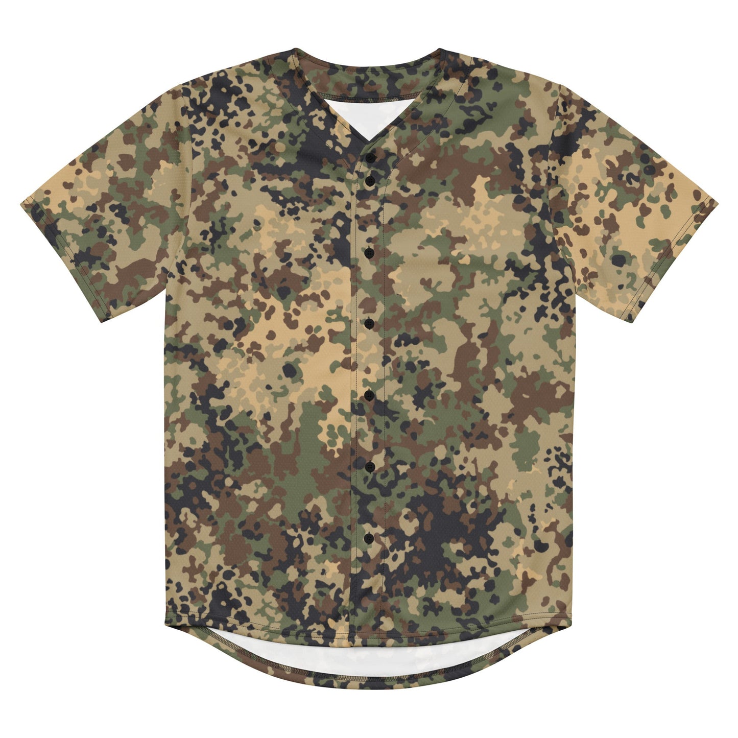 German Flecktarn Multi-terrain CAMO baseball jersey - Baseball Jerseys