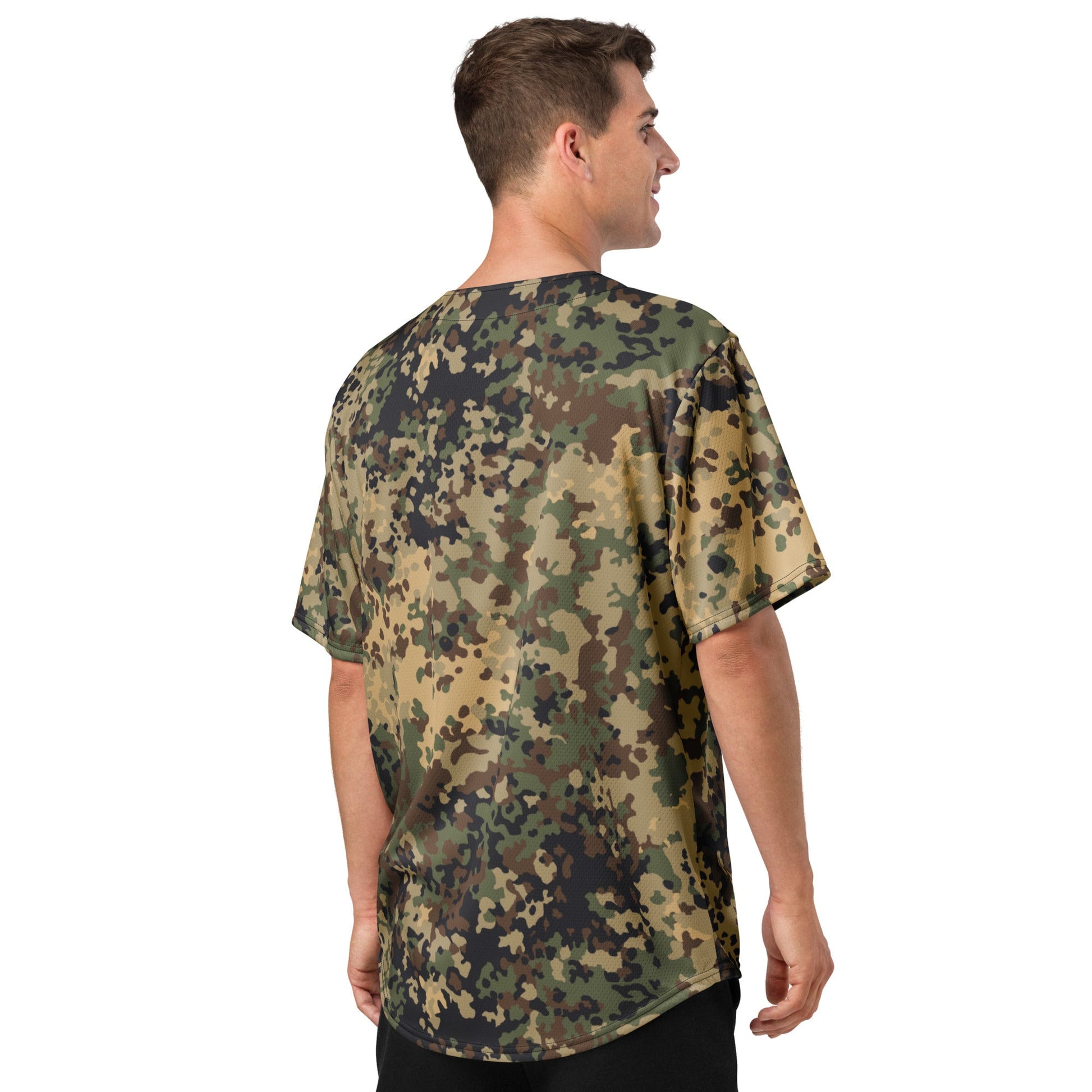 German Flecktarn Multi-terrain CAMO baseball jersey - Baseball Jerseys