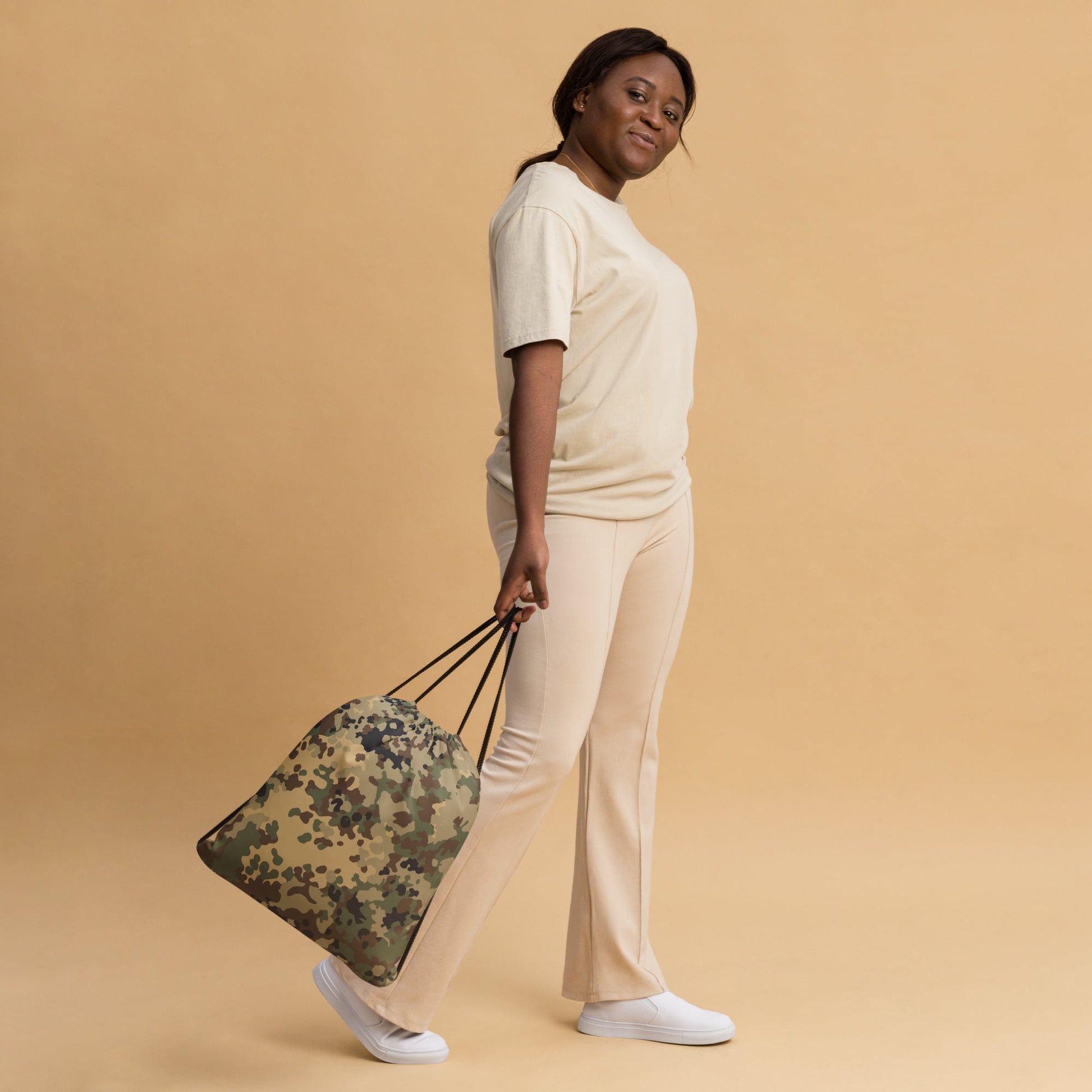 German Flecktarn Multi-terrain CAMO Drawstring Bag - Bags