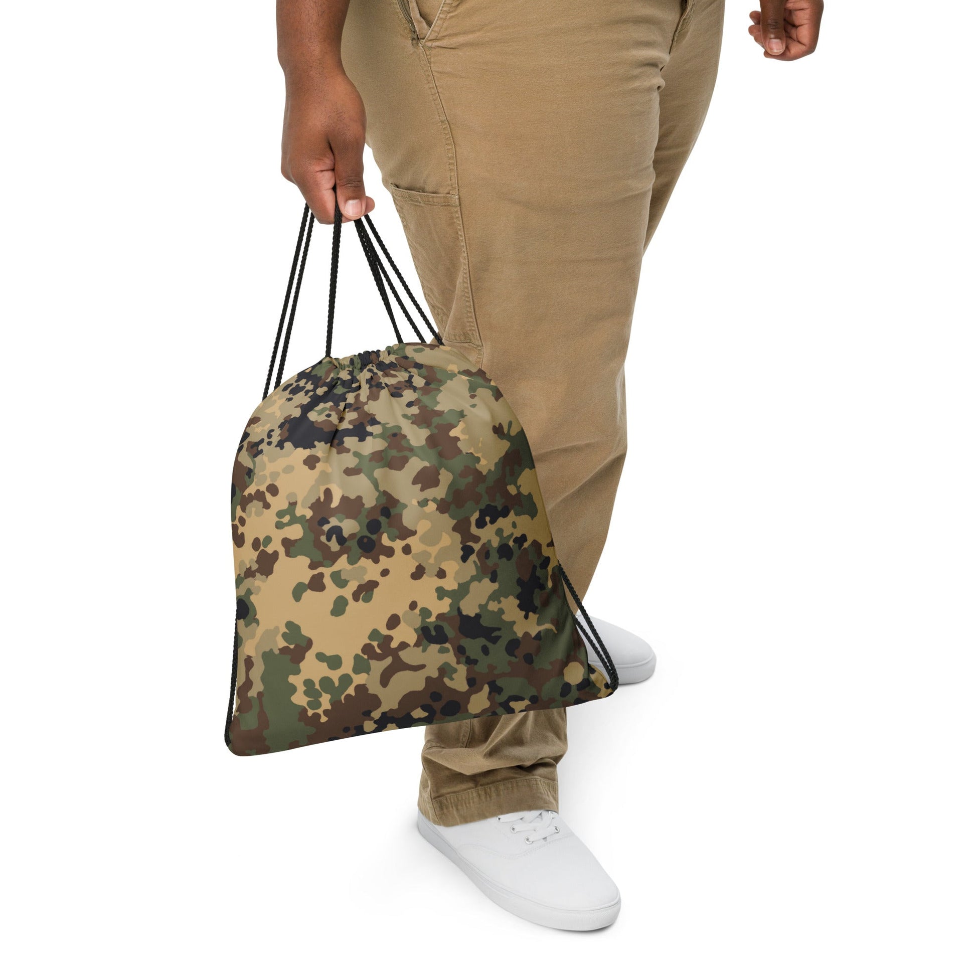 German Flecktarn Multi-terrain CAMO Drawstring Bag - Bags